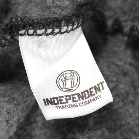 Iron Asylum Mens XL Alaska Gym Charcoal Gray Hoodie I Love Hot Moms Workout - Picture 9 of 11